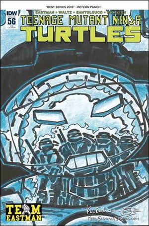 Teenage Mutant Ninja Turtles (2011) issue 56-D Kevin Eastman Fan Club Cover