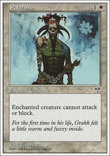 Magic the Gathering: Anthologies (Base Set) card 10 Pacifism