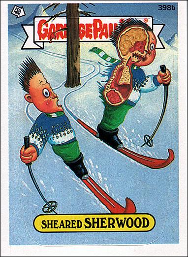 Garbage Pail Kids: Series 10 (Base Set) card 398b Sheared Sherwood