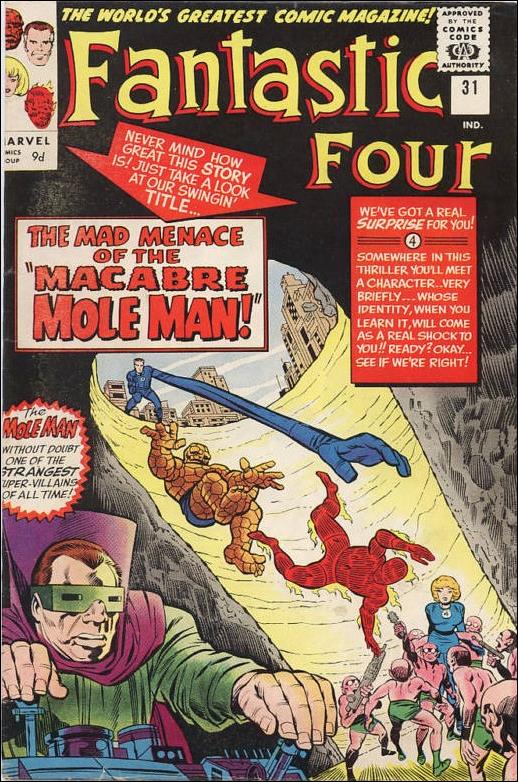 Fantastic Four (1961) issue 31-B UK Price Cover