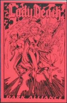 Lady Death: Dark Alliance issue Ashcan Red Cover