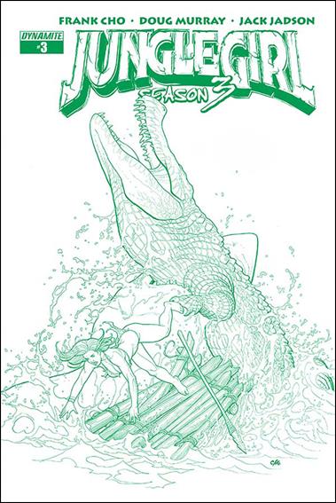 Jungle Girl Season 3 issue 3-D Jungle Green Cover 1/50