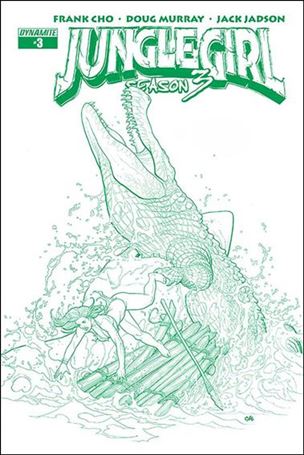 Jungle Girl Season 3 issue 3-D Jungle Green Cover 1/50