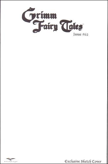 Grimm Fairy Tales (2005) issue 62-E Blank/Sketch Cover 1/500