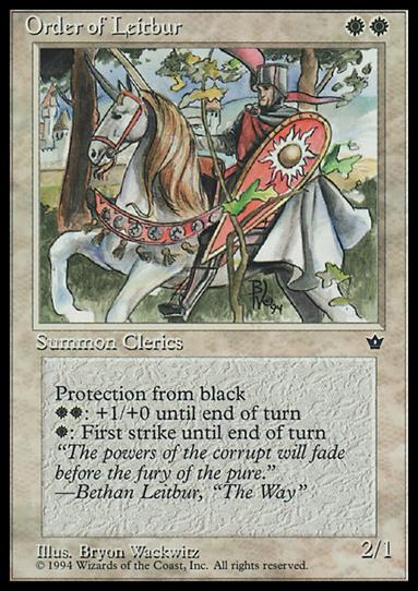 Magic the Gathering: Fallen Empires (Base Set) card 16-B Order of Leitbur
