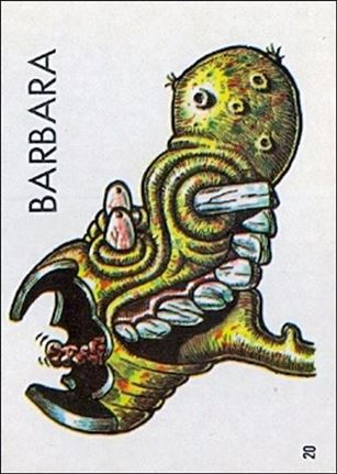 Ugly Stickers (1965) (Base Set) card 20 Barbara