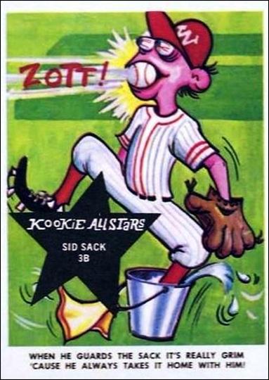 Baseball Weird-Ohs (Base Set) card 25 Sid Sack