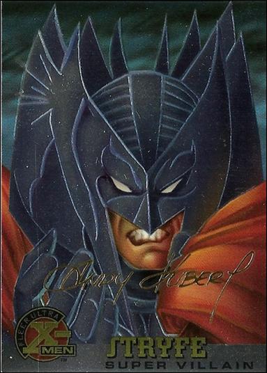 1996 Fleer Ultra X-Men All Chromium (Gold Signature Parallel Base Set) card 78 Stryfe