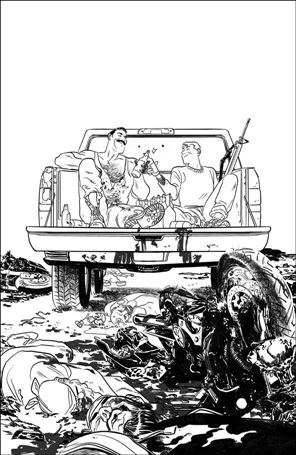 Skybound X issue 3-F Erica Henderson 1:10 Black & White Virgin Cover