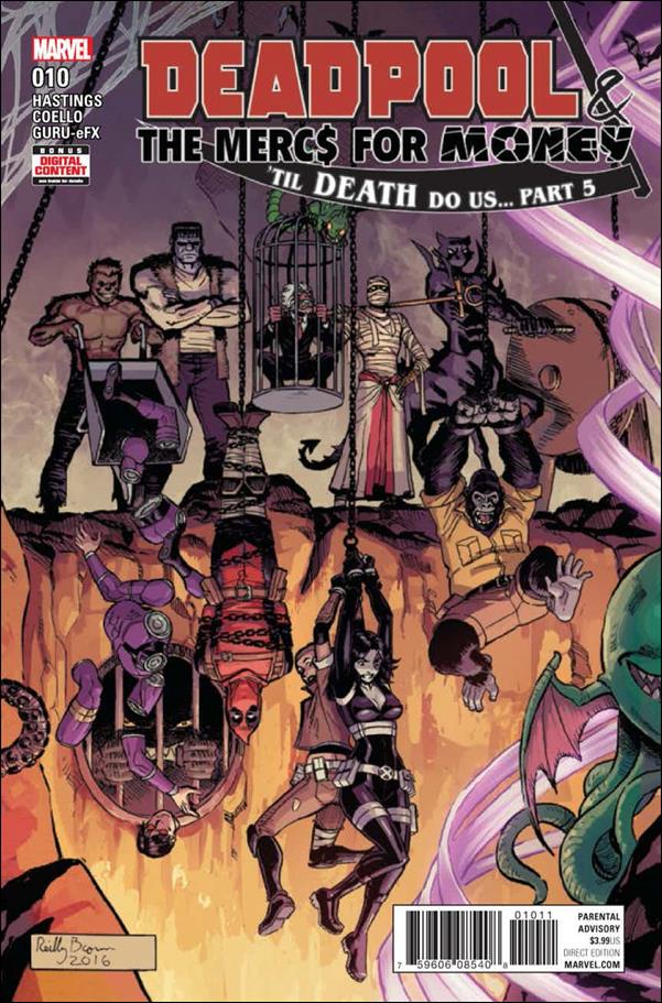 Deadpool & the Mercs for Money (2016/09) issue 10 Reilly Brown Cover