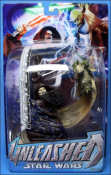 Star Wars: Unleashed figure 32 Yoda vs Darth Sidious (Episode III)