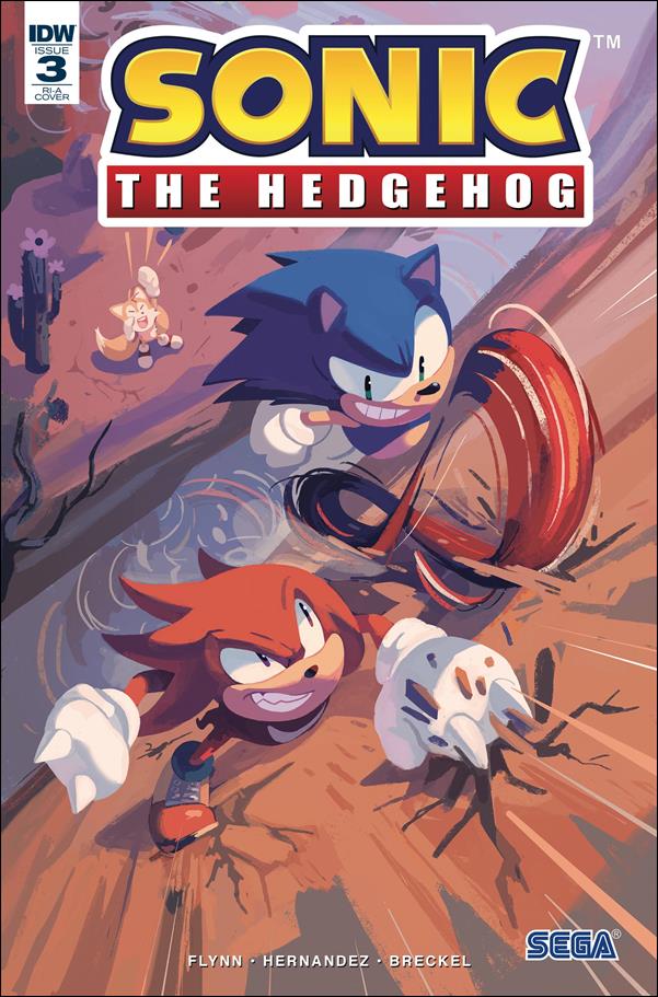 Sonic the Hedgehog (2018) issue 3-C Nathalie Fourdraine 1:10 Cover