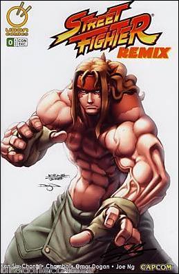 Street Fighter Remix issue 0-C San Diego Comic-Con Alex Cover