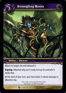 World of Warcraft: March of the Legion (Base Set) card 28 Strangling Roots