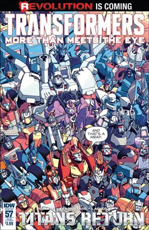 Transformers: More Than Meets the Eye (2012) issue 57-B Nick Roche Subscription Cover