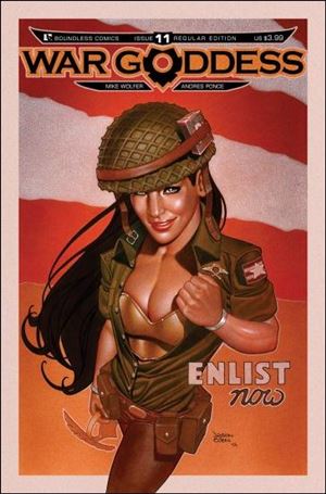 War Goddess issue 11 Standard Cover