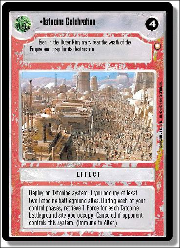 Star Wars: Special Edition Limited (Base Set) card 235 Tatooine Celebration
