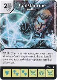 DC Comics Dice Masters Justice League  card 47 Constantine - Antihero