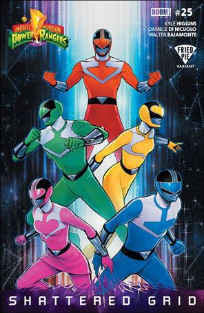 Mighty Morphin Power Rangers issue 25-N Lucas Werneck Fried Pie Cover