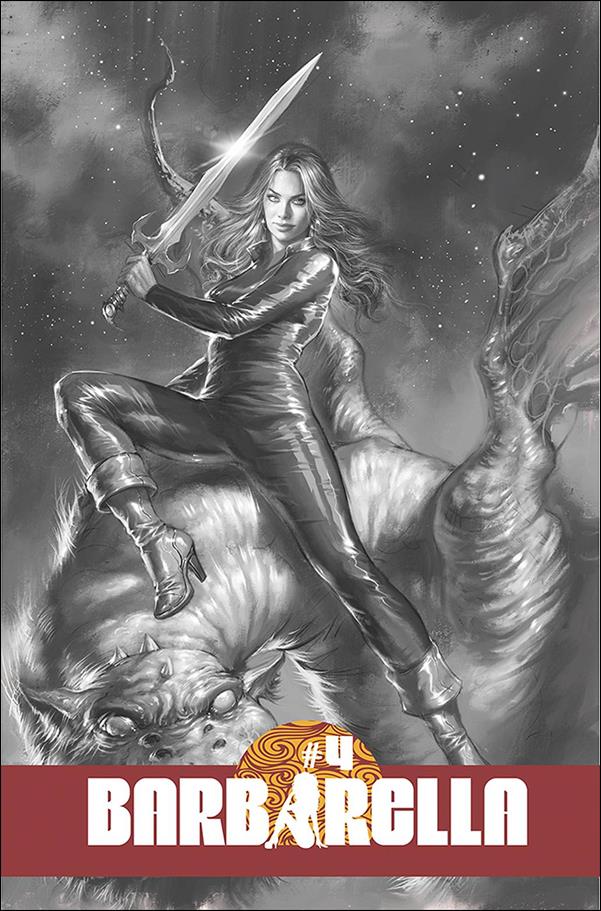 Barbarella (2021) issue 4-I Lucio Parrillo 1:10 Black & White Cover