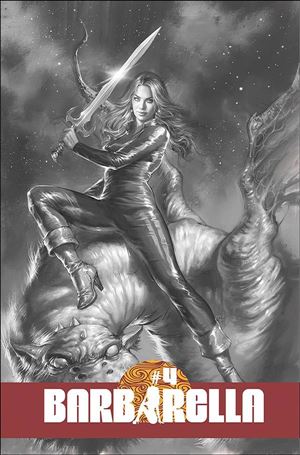 Barbarella (2021) issue 4-I Lucio Parrillo 1:10 Black & White Cover