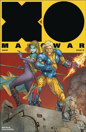 X-O Manowar (2017) issue 22 Kenneth Rocafort Cover