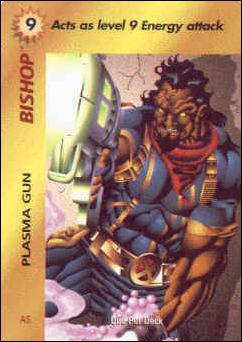 Marvel OverPower (Base Set) card nn52 Bishop: Plasma Gun