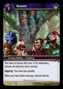 World of Warcraft: Through the Dark Portal (Base Set) card 90 Vanish