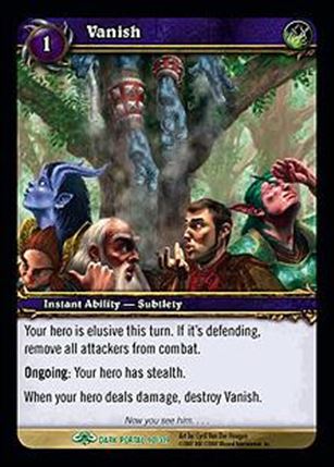 World of Warcraft: Through the Dark Portal (Base Set) card 90 Vanish