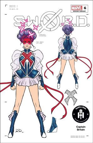 S.W.O.R.D. (2021) issue 6-D Russell Dauterman 1:50 Character Design Cover