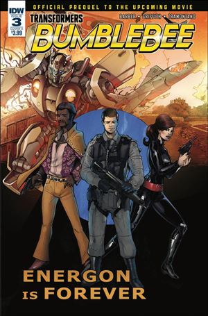 Transformers: Bumblebee Movie Prequel issue 3 Andrew Griffith Cover