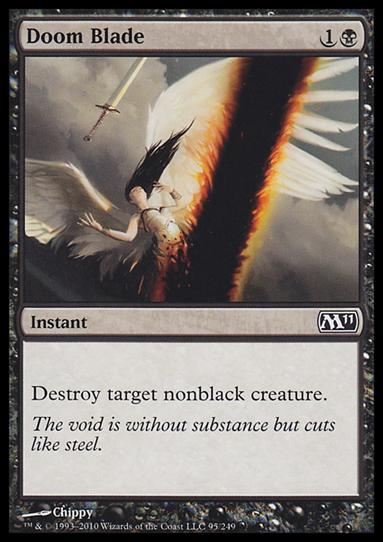 Magic the Gathering: 2011 Core Set (Base Set) card 95 Doom Blade