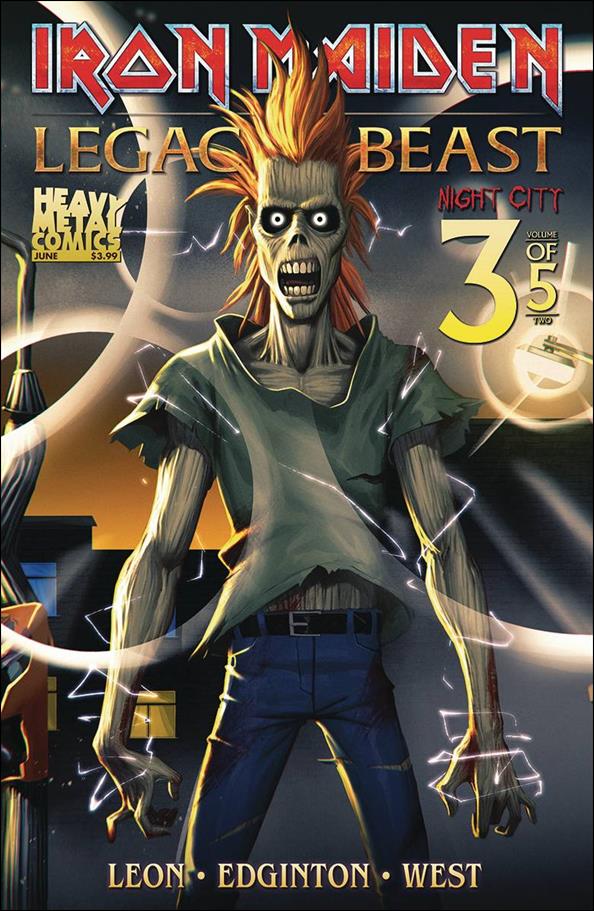Iron Maiden Legacy of the Beast: Night City issue 3 Navigator Games Cover