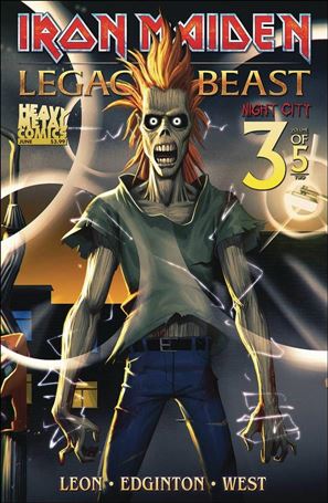 Iron Maiden Legacy of the Beast: Night City issue 3 Navigator Games Cover