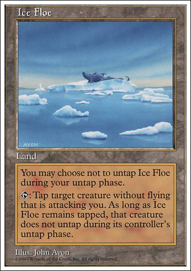Magic the Gathering: 5th Edition (Base Set) card 420 Ice Floe