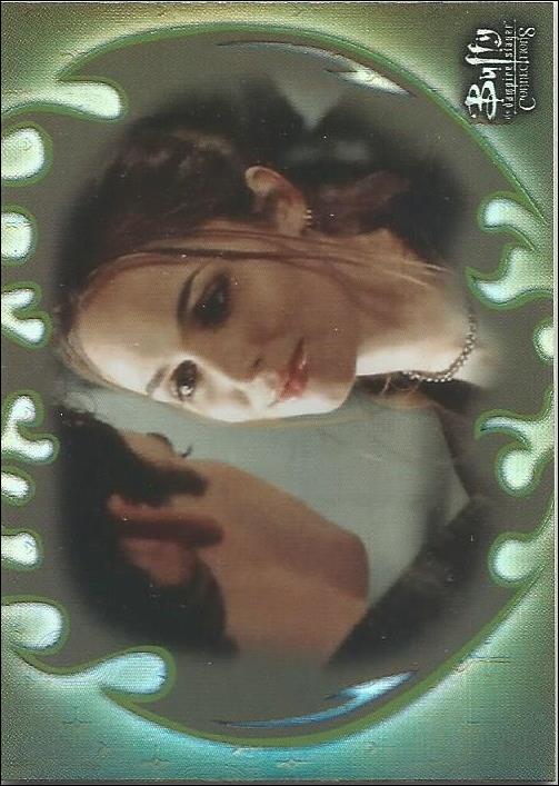 Buffy the Vampire Slayer: Connections (Base Set) card 39 Xander + Faith: Dangerous Connection