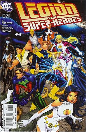 Legion of Super-Heroes (2005) issue 37-B Francis Manapul Right Side Cover