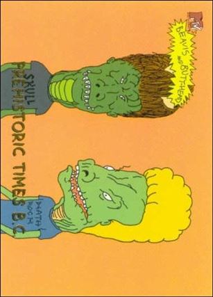 Beavis and Butt-Head (Base Set) card '6969' Prehistoric Times B.C.