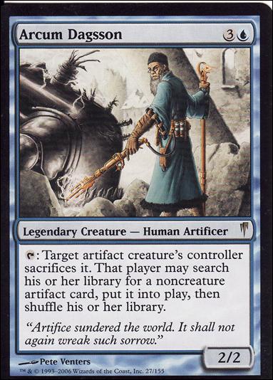 Magic the Gathering: Coldsnap (Base Set) card 27 Arcum Dagsson
