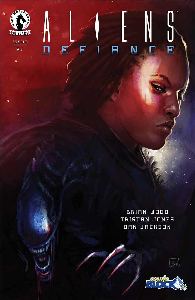 Aliens: Defiance issue 1-D Stephanie Hans Comic Block Cover
