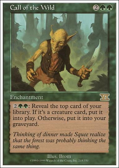 Magic the Gathering: 6th Edition (Base Set) card 218 Call of the Wild