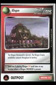 Star Trek: Premiere Unlimited (Base Set) card 105 Klingon Outpost