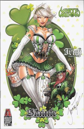 White Widow issue 1-ZE St. Paddy's Day Cover