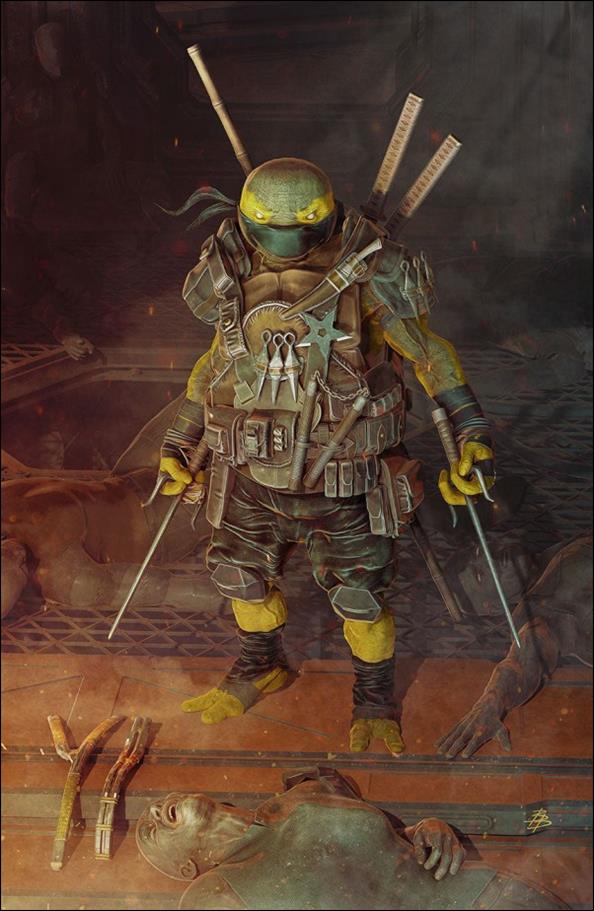 Teenage Mutant Ninja Turtles: The Last Ronin II - Re-Evolution issue 3-K Retailer Ex. Björn Barends Virgin Cardstock Cover