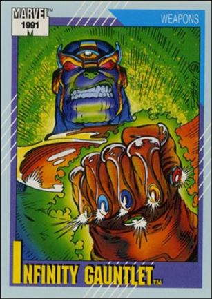 Marvel Universe: Series 2 (Base Set) card 134 Infinity Guantlet