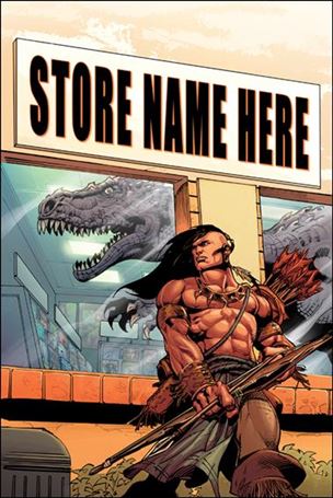 Turok: Dinosaur Hunter (2014) issue 1-ZH Roberto Castro Retail Slayer Cover 1/500