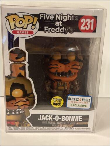 POP! Games figure 231-B Jack-O- Bonnie GITD
