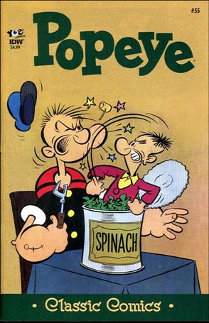 Classic Popeye issue 55 Bud Sagendorf cover