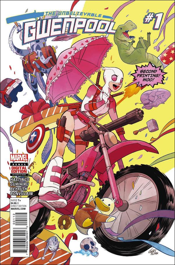 Unbelievable Gwenpool issue 1-M Gurihiru Cover (2nd Printing)