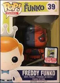 Pop! Funko - Freddy Funko figure 39 Freddy Funko (Deathstroke) SDCC 1/196